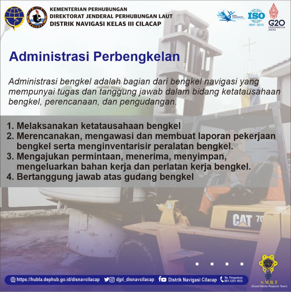 Bengkel Kenavigasian Distrik Navigasi Cilacap