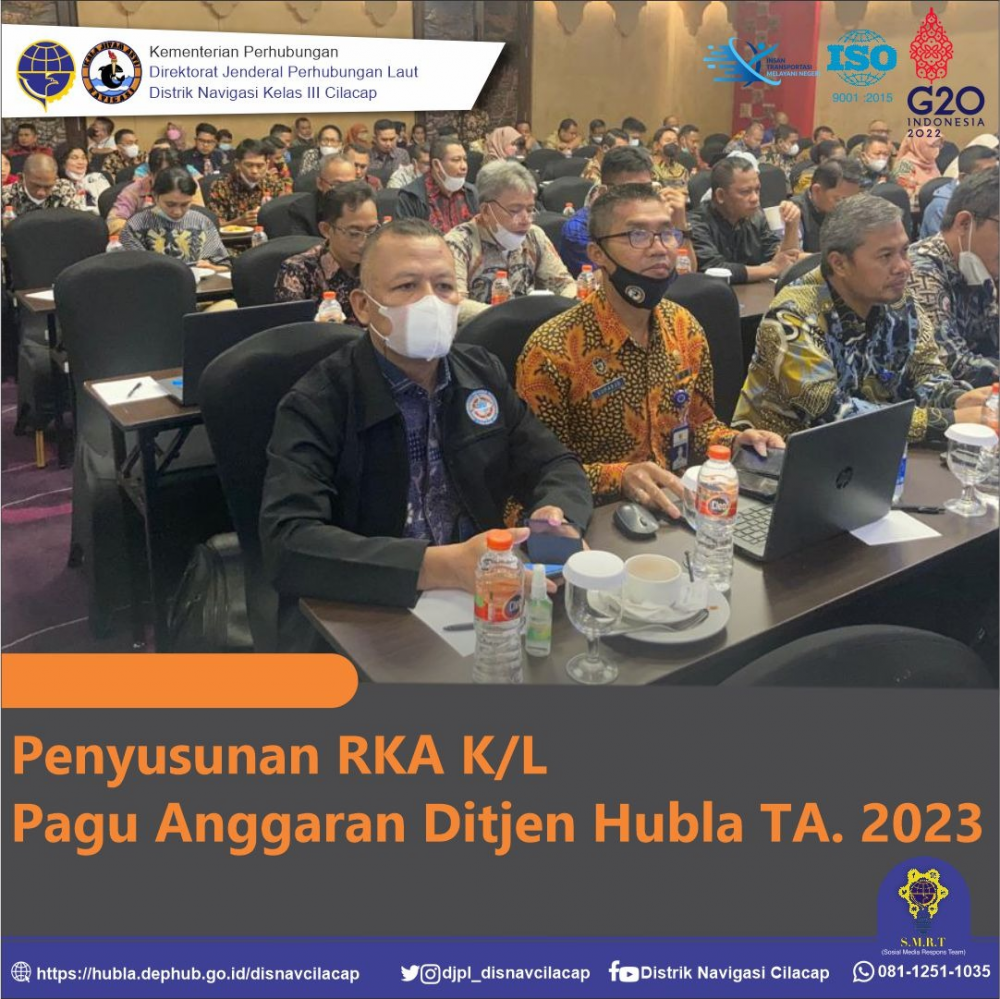 Penyusunan Rencana Kerja Anggaran Kementerian/Lembaga (RKA K/L) Pagu Anggaran Ditjen Hubla TA. 2023