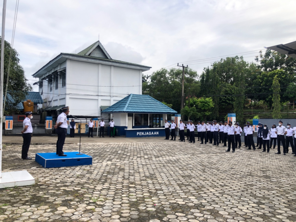 Apel Pagi Kantor Kesyahbandaran dan Otoritas Pelabuhan Kelas III, Senin 25 July 2022
