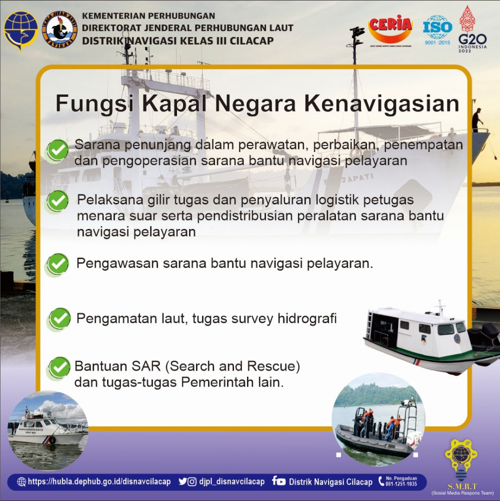 Mengenal Kapal Negara Kenavigasian