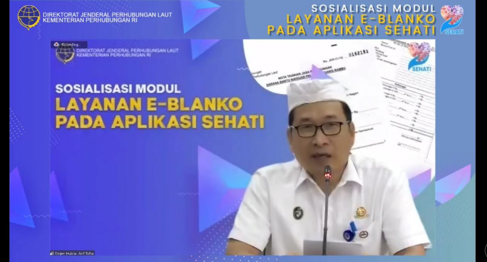 PANGKAS ANGGARAN PERCETAKAN DAN PENDISTRIBUSIAN BLANKO PNBP, DITJEN HUBLA MULAI TERAPKAN E-BLANKO
