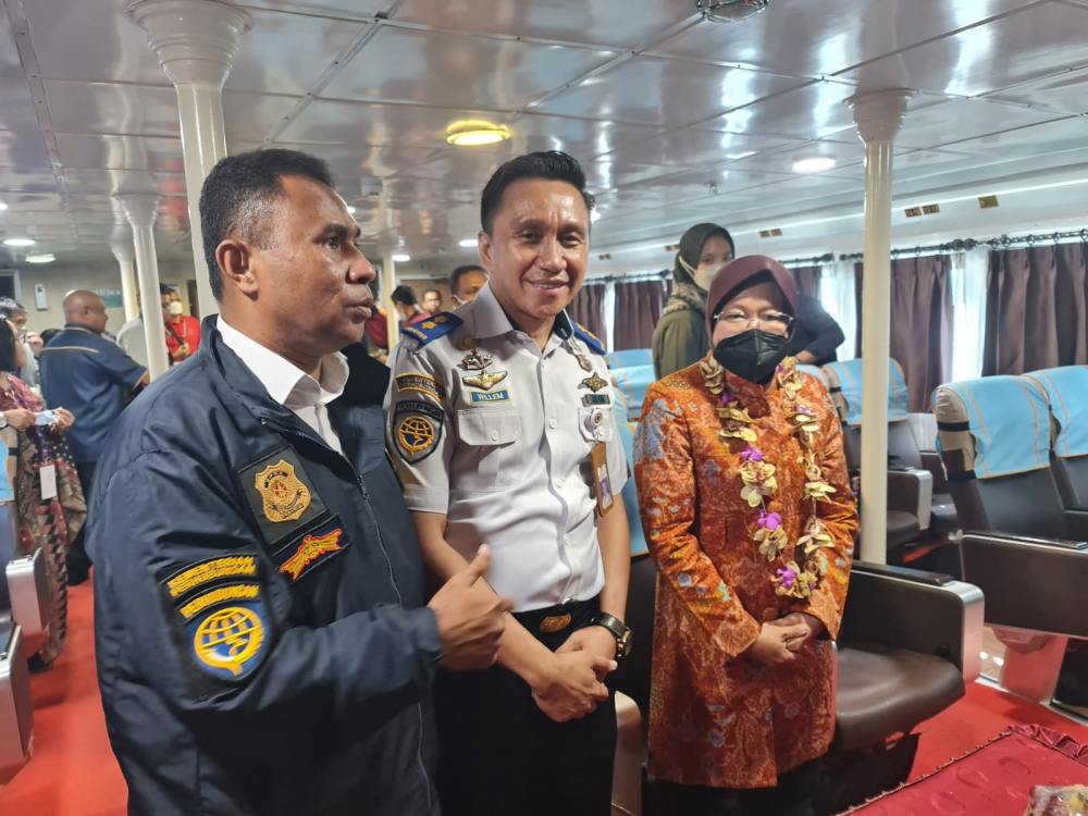 BANTUAN ANGKUTAN KAPAL PERINTIS KEMENHUB DALAM SIDANG SINODE PAPUA MENDAPAT APRESIASI DARI MENSOS DAN MASYARAKAT