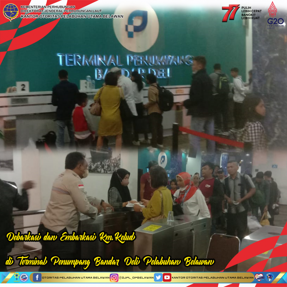 Debarkasi dan Embarkasi KM. KELUD