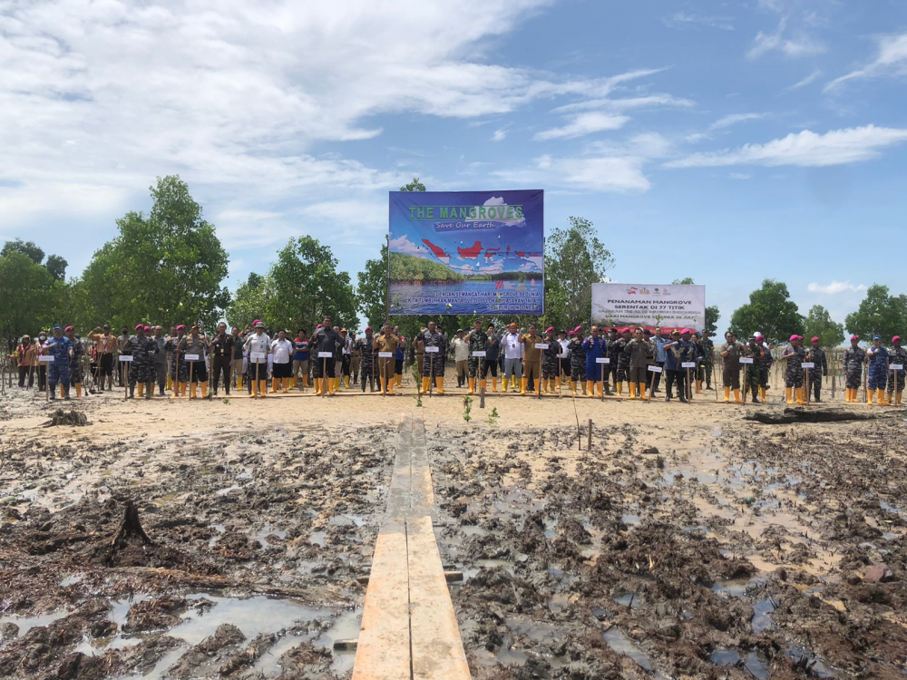 Penanaman Mangrove Serentak Memperingati Hari Mangrove Sedunia