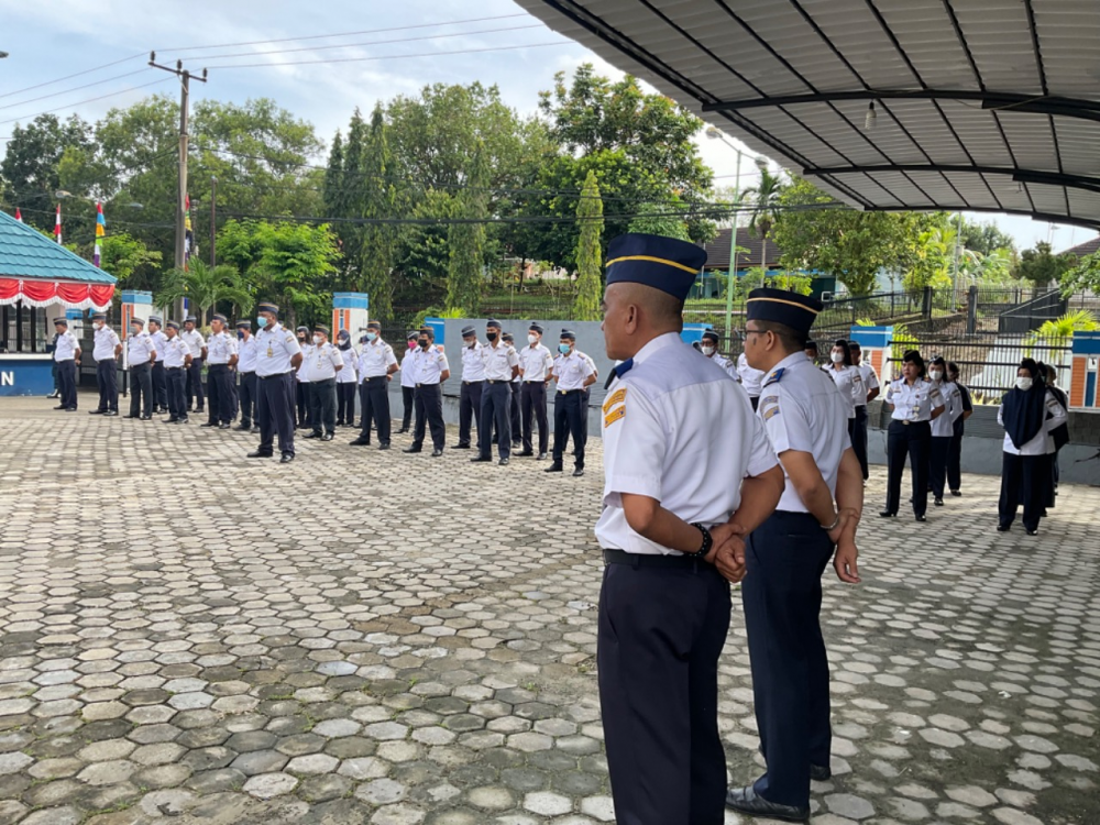 Apel Pagi Kantor Kesyahbandaran dan Otoritas Pelabuhan Kelas III, Senin 01 Agustus 2022