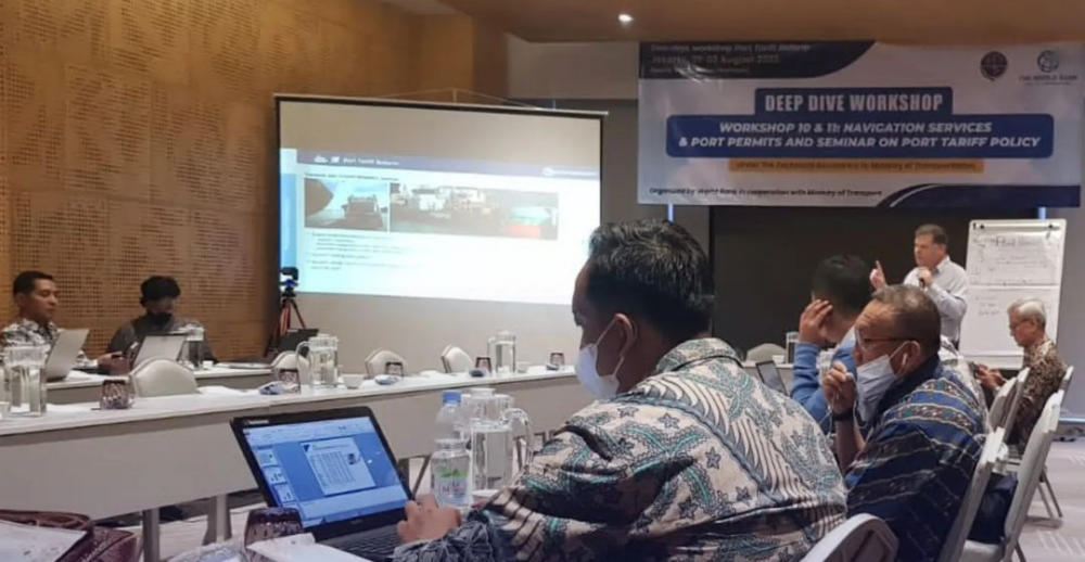 Workshop Port Reform dan Rencana Pelaksanaan Kebijakan Tarif Di Hotel Vertu Harris Harmoni, Jakarta Pusat