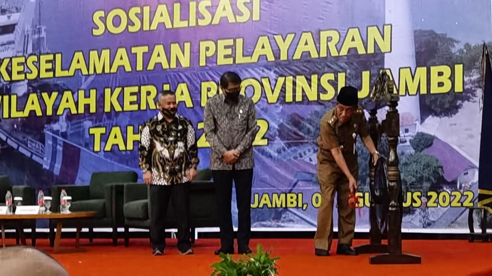 KEMENHUB GELAR SOSIALISASI KESELAMATAN PELAYARAN DENGAN TEMA “PENINGKATAN KESELAMATAN PELAYARAN” DI PERAIRAN JAMBI