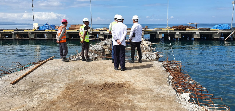 Monitoring dan Evaluasi Pekerjaan Rehabilitasi Fasilitas Pelabuhan Laut Di UPP Kelas III Tanjung Silopo, Kabupaten Polewali Mandar, Sulawesi Barat