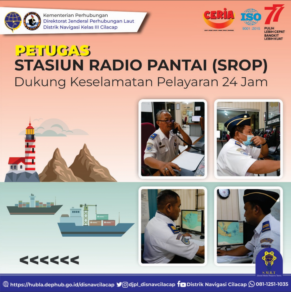 Tahukah kalian kalau Stasiun Radio Pantai ( SROP ) beroperasi selama 24 jam