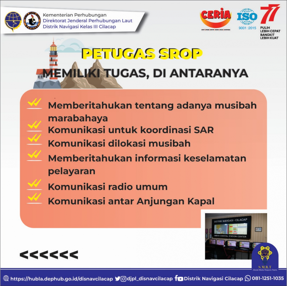 Tahukah kalian kalau Stasiun Radio Pantai ( SROP ) beroperasi selama 24 jam