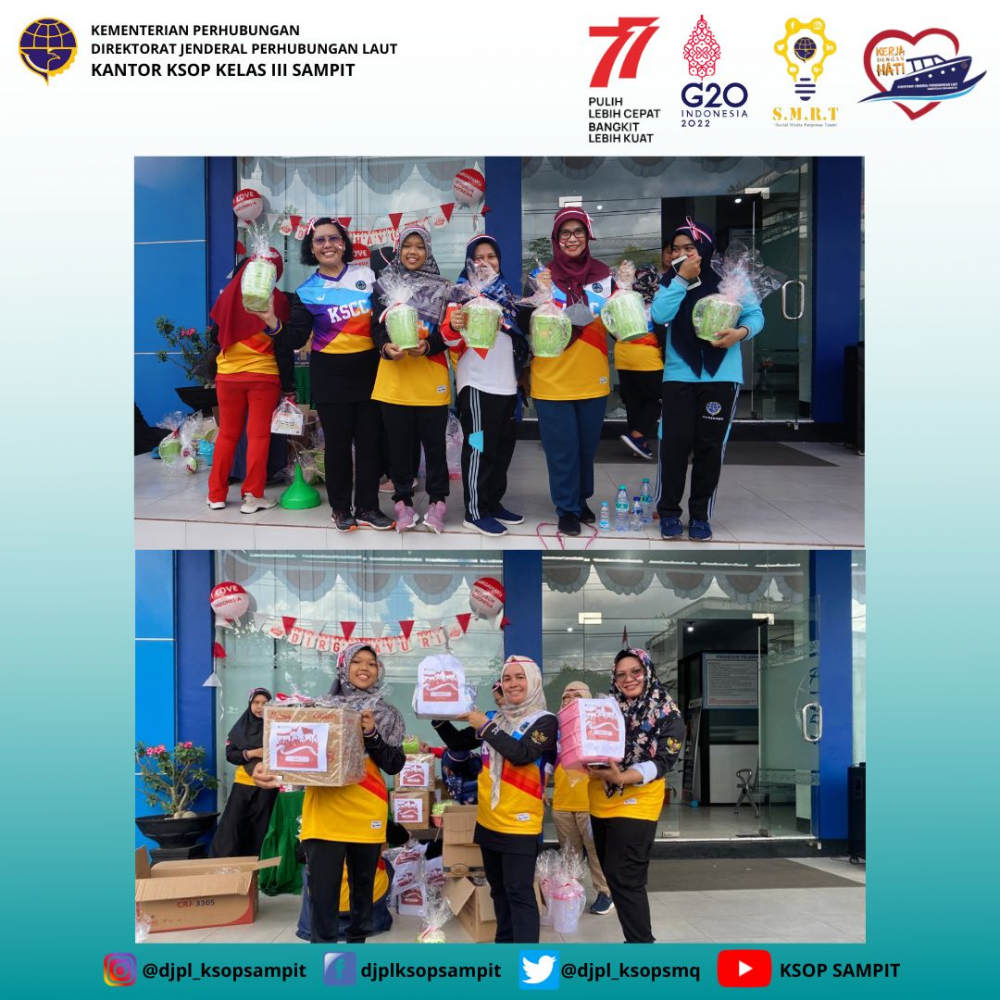 Kantor KSOP Kelas III Sampit melaksanakan Lomba 17 Agustus
