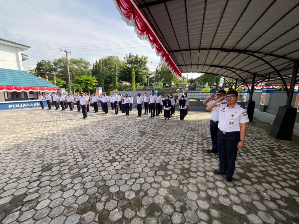 Apel Pagi Kantor Kesyahbandaran dan Otoritas Pelabuhan Kelas III, Senin 8 Agustus 2022