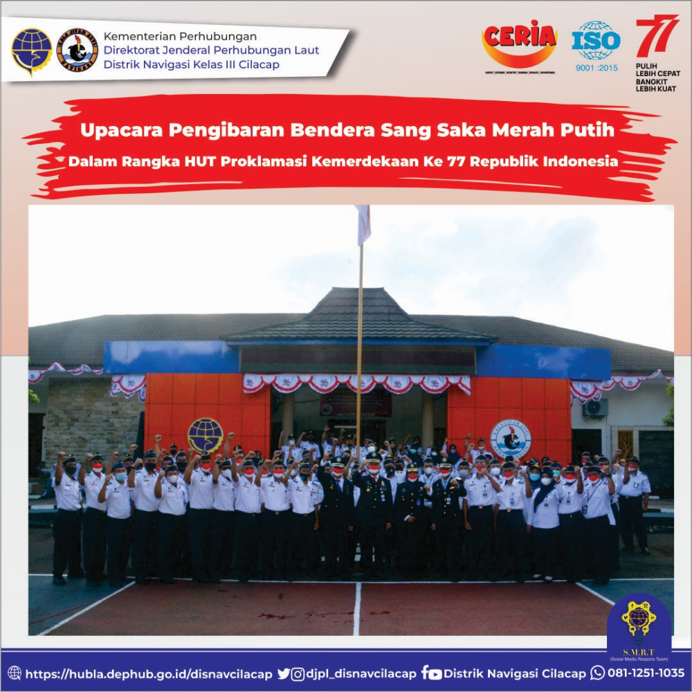 Upacara Peringatan HUT Ke-77 Kemerdekaan Republik Indonesia Tahun 2022