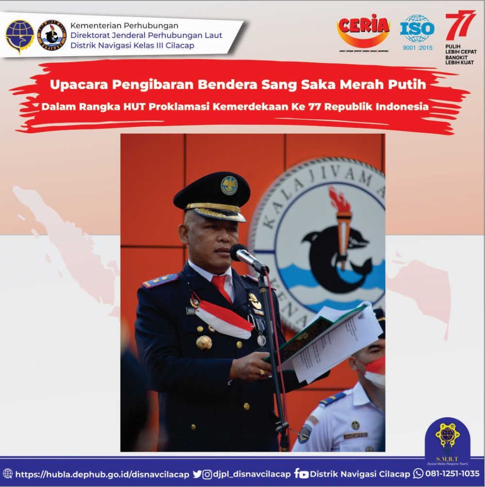 Upacara Peringatan HUT Ke-77 Kemerdekaan Republik Indonesia Tahun 2022