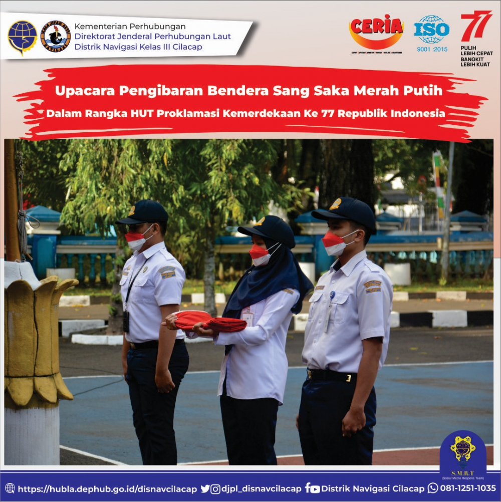 Upacara Peringatan HUT Ke-77 Kemerdekaan Republik Indonesia Tahun 2022