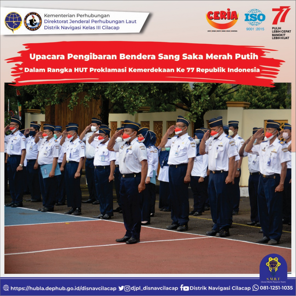 Upacara Peringatan HUT Ke-77 Kemerdekaan Republik Indonesia Tahun 2022