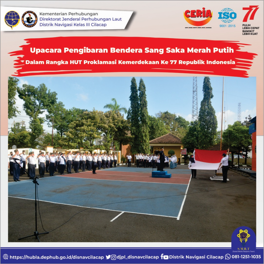 Upacara Peringatan HUT Ke-77 Kemerdekaan Republik Indonesia Tahun 2022