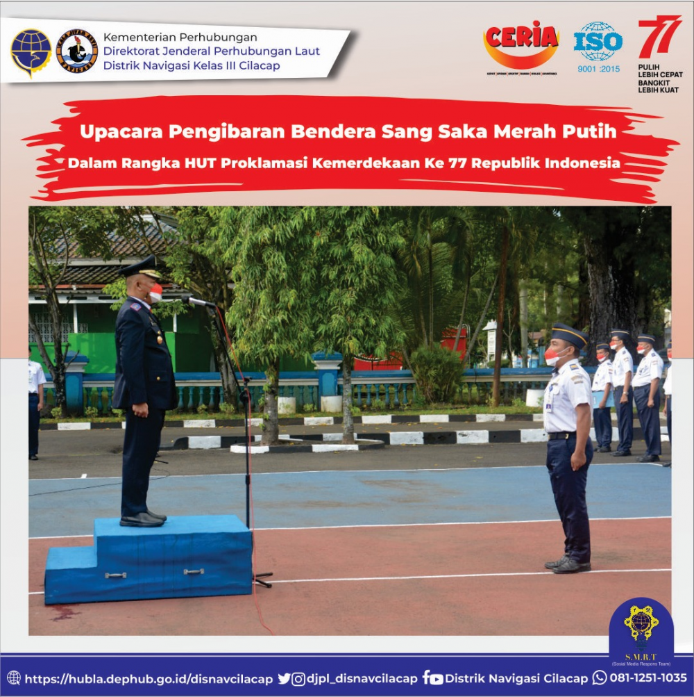 Upacara Peringatan HUT Ke-77 Kemerdekaan Republik Indonesia Tahun 2022