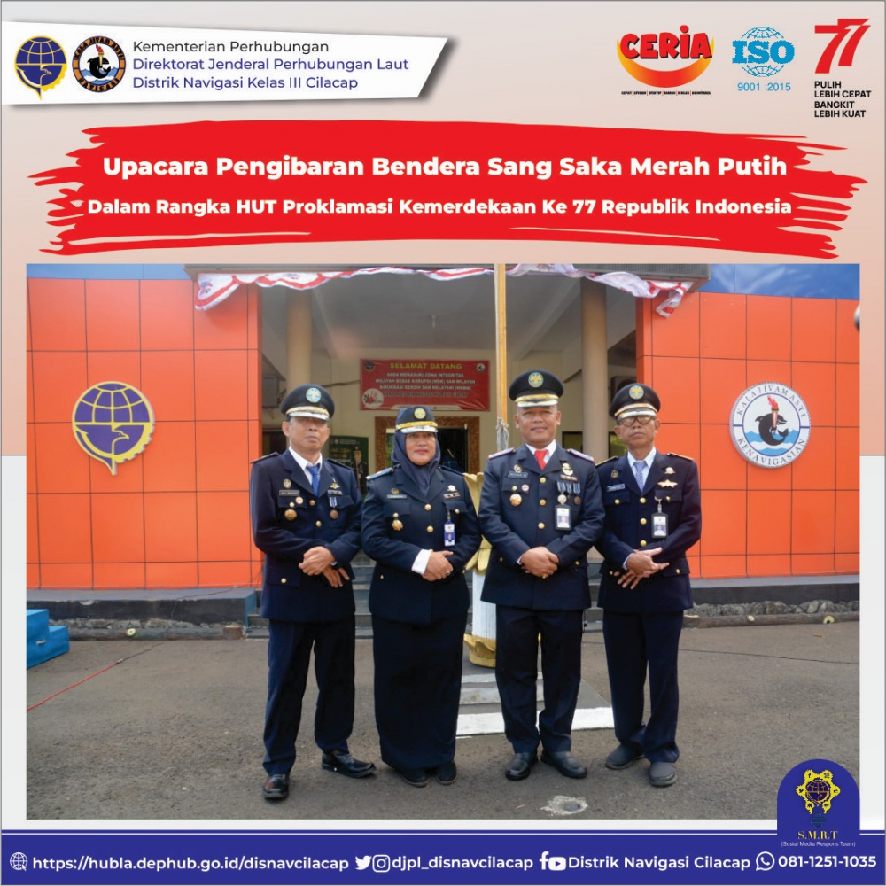 Upacara Peringatan HUT Ke-77 Kemerdekaan Republik Indonesia Tahun 2022