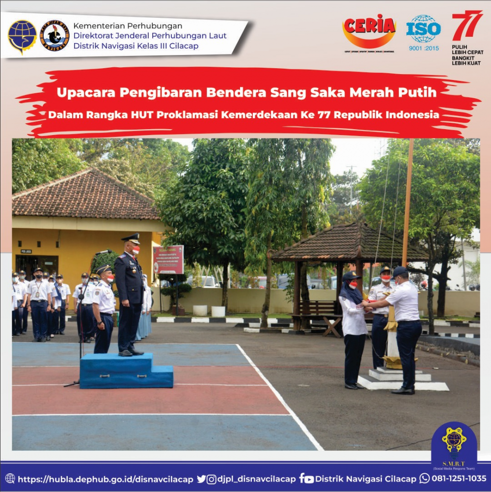 Upacara Peringatan HUT Ke-77 Kemerdekaan Republik Indonesia Tahun 2022