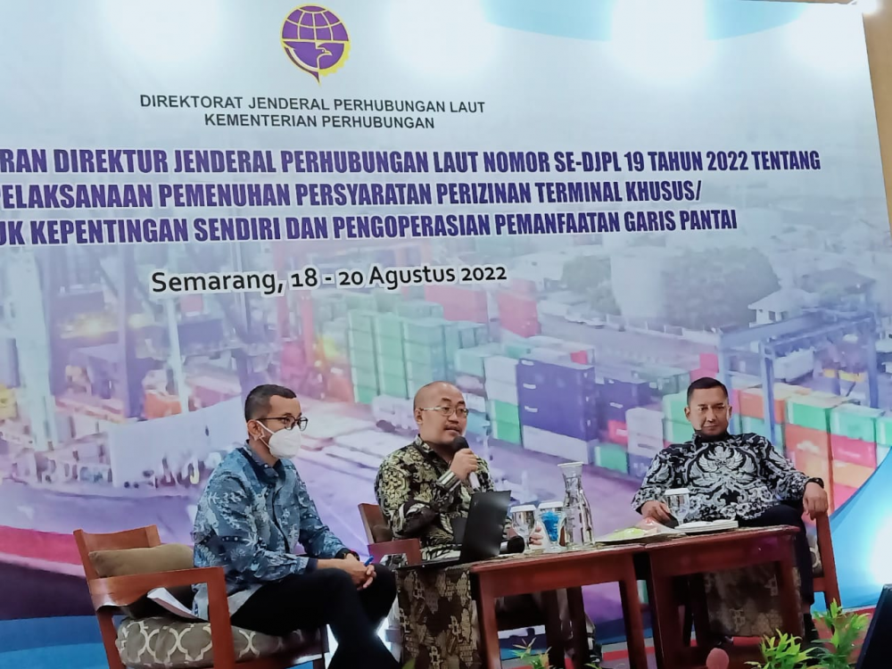 DITJEN HUBLA SOSIALISASIKAN PETUNJUK  PELAKSANAAN PEMENUHAN PERSYARATAN PERIZINAN TERSUS/TUKS