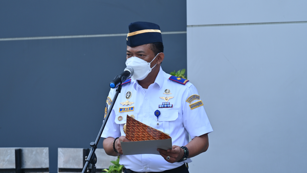 Kegiatan Apel Pagi Kantor Kesyahbandaran Utama Tanjung Priok