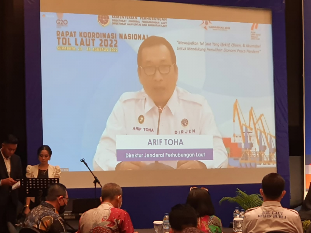 RAKORNAS TOL LAUT 2022: JUMLAH MUATAN NAIK 21%