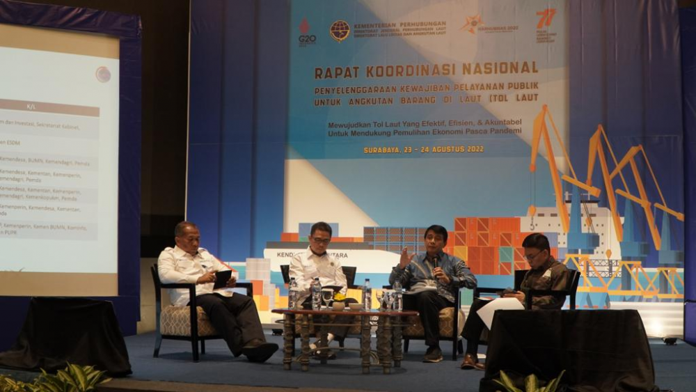 RAKORNAS TOL LAUT 2022: JUMLAH MUATAN NAIK 21%