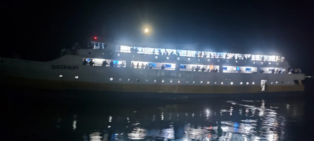 PENGAWASAN KEBERANGKATAN KAPAL QUEEN MARI DI PELABUHAN KUPAL