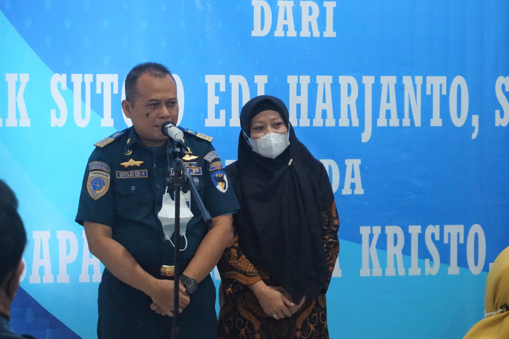 Pisah Sambut Kepala Seksi Status Hukum dan Sertifikasi Kapal Kantor KSOP Kelas III Sampit