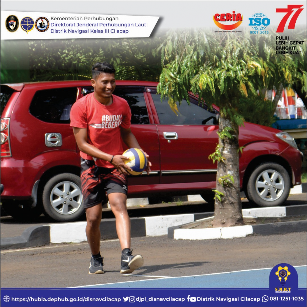 Jum'at Sehat dengan Olahraga Voli