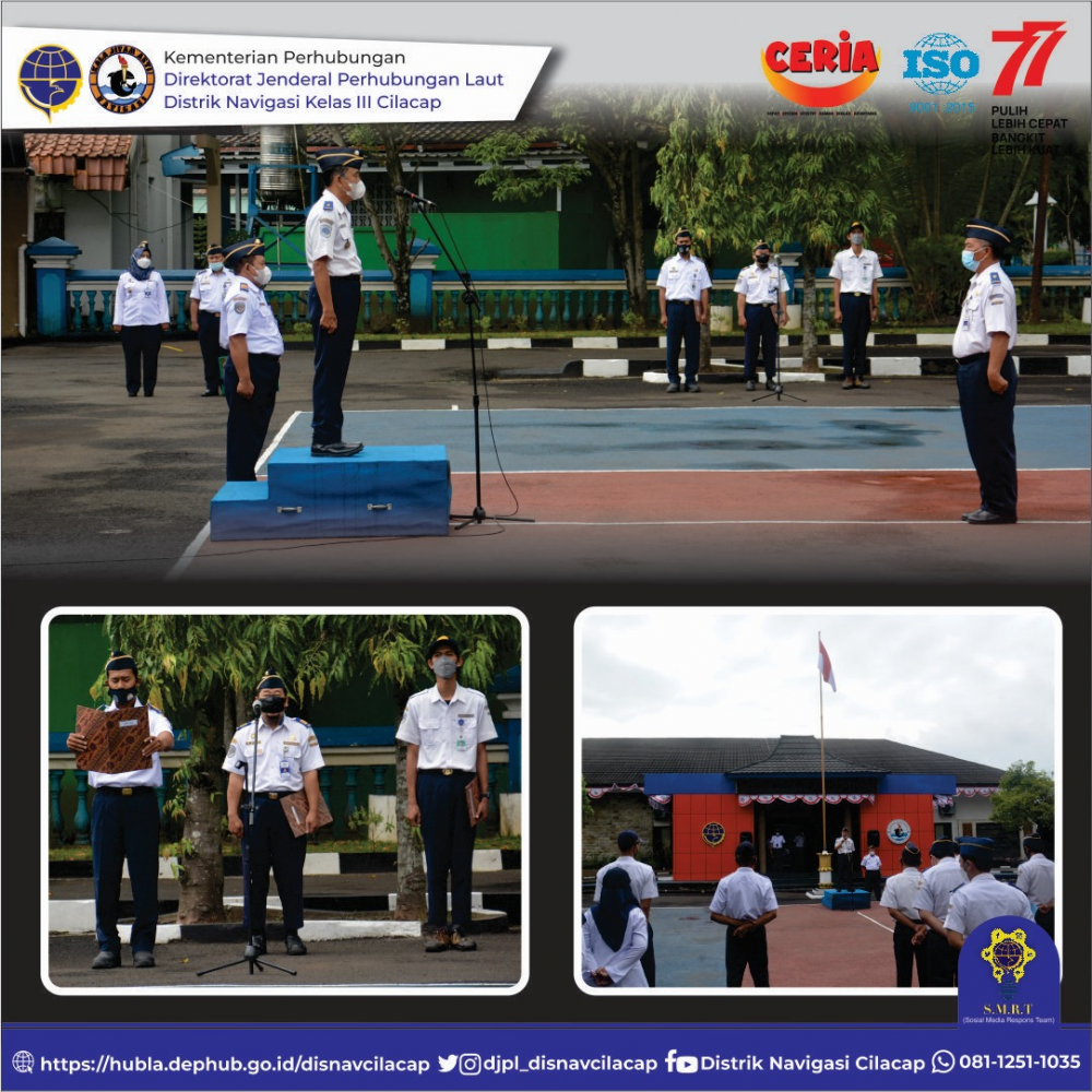 Giat Apel Pagi Distrik Navigasi Cilacap