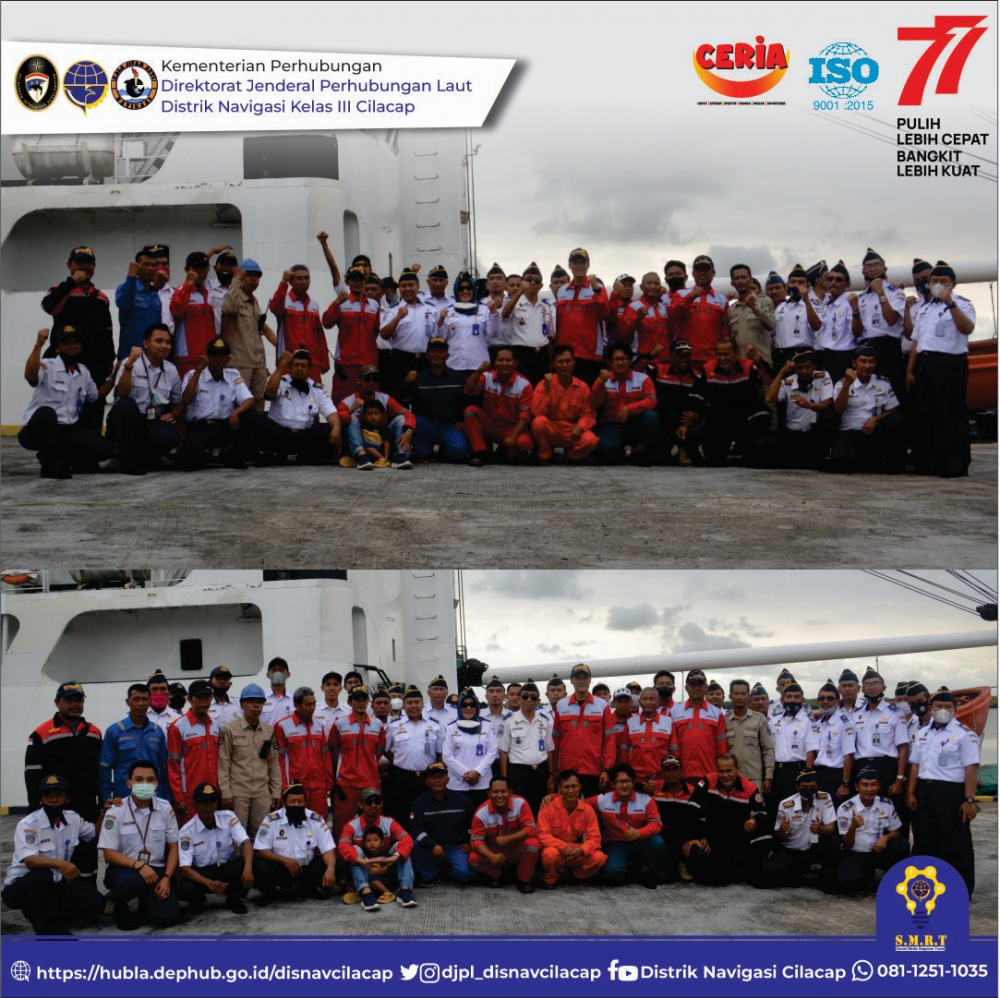 Penyambutan Kedatangan KN Prajapati Pasca Selesai Pemeliharaan/Docking