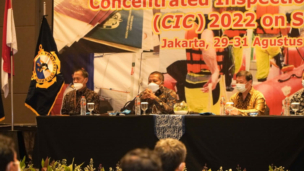 KOLABORASI DENGAN AMSA AUSTRALIA, KEMENHUB GELAR KAMPANYE PEMERIKSAAN KAPAL TERKONSENTRASI  (CONCENTRATED INSPECTION CAMPAIGN/CIC)