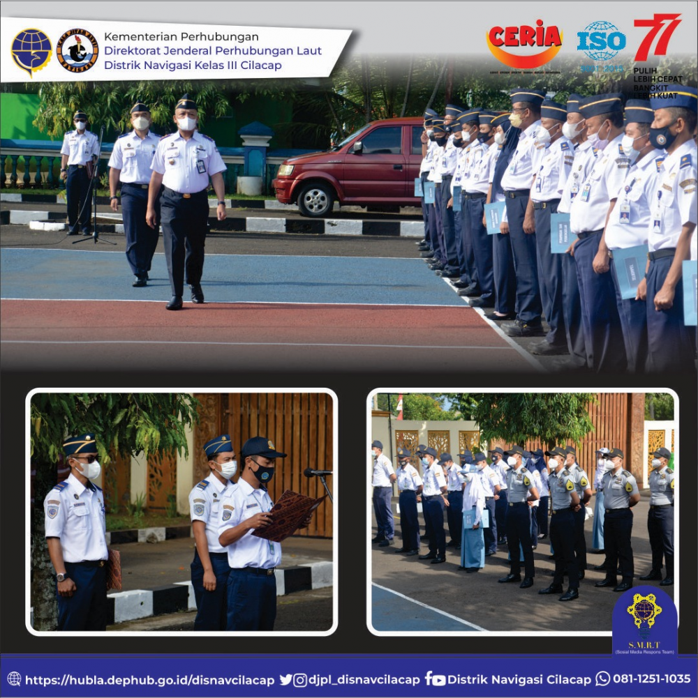 Apel Pagi Distrik Navigasi Cilacap, Senin 05 September 2022