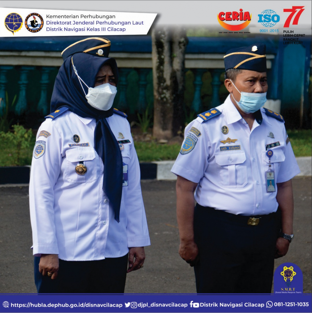Apel Pagi Distrik Navigasi Cilacap, Senin 05 September 2022