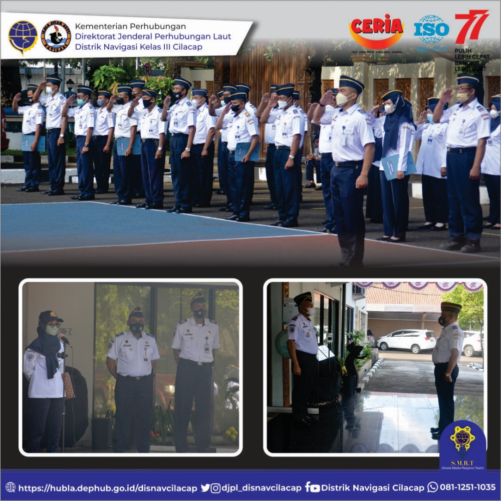 Apel Pagi Distrik Navigasi Cilacap, Senin 05 September 2022