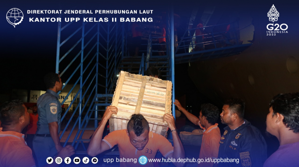 PENGAWASAN KEDATANGAN DAN KEBERANGKATAN KM. SINABUNG DI PELABUHAN BABANG