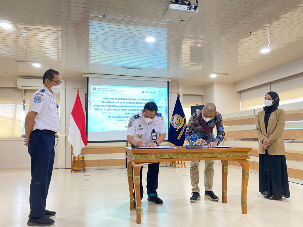 DUKUNG PERTUMBUHAN EKONOMI PULAU SUMBAWA, KEMENHUB DAN PELINDO  KERJA SAMA TINGKATKAN PEMANFAATAN ASET DI PELABUHAN BIMA - NTB