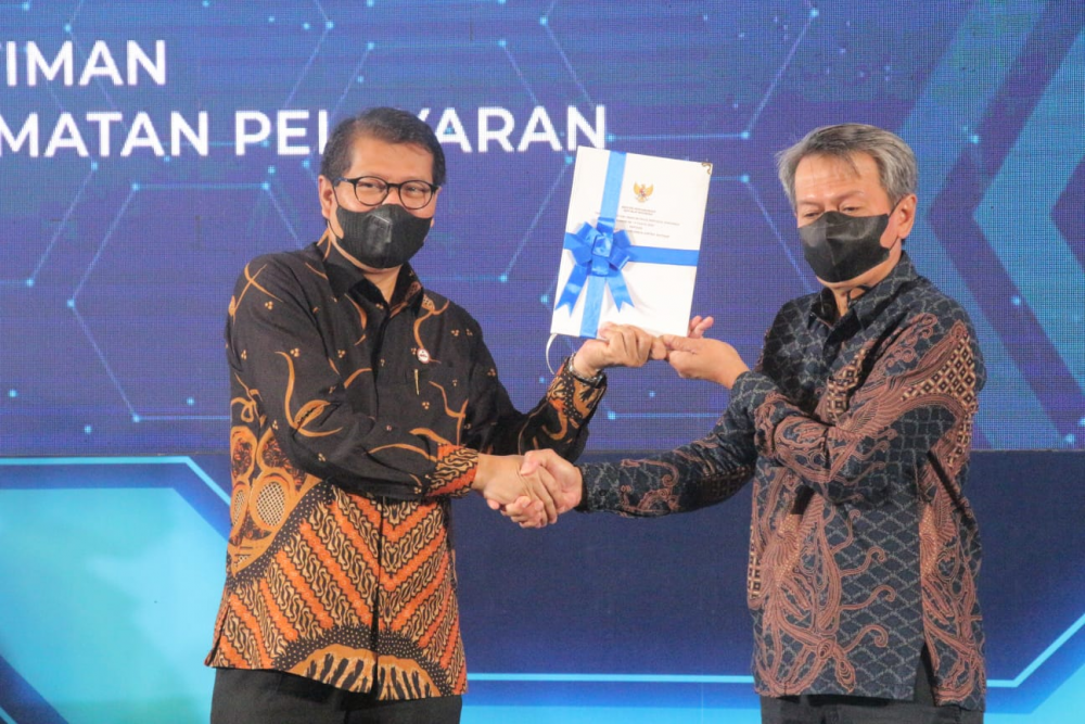 Direktorat Jenderal Perhubungan Laut melalui Distrik Navigasi Kelas II Semarang meluncurkan desain baru/redesain pelampung suar