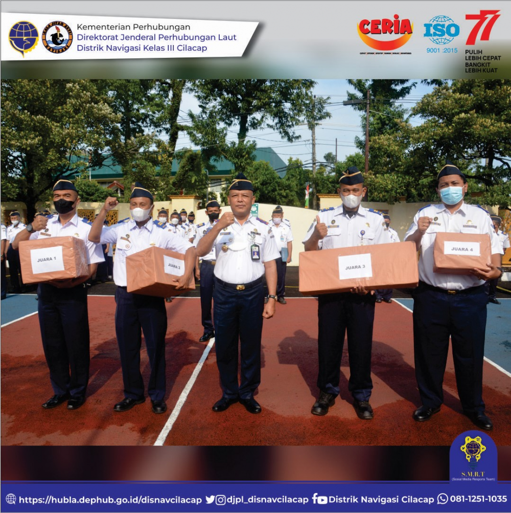 Apel Pagi Pegawai Distrik Navigasi Cilacap