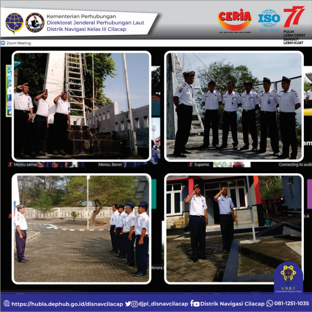 Apel Pagi Pegawai Distrik Navigasi Cilacap