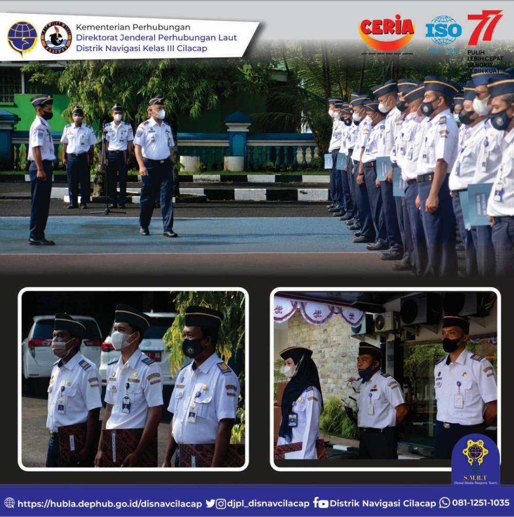 Apel Pagi Pegawai Distrik Navigasi Cilacap
