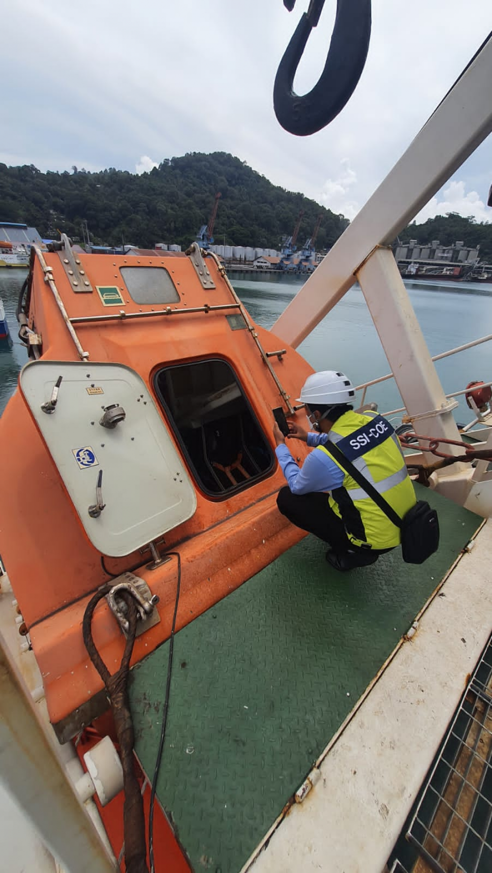 PSCO DITJEN HUBLA DI TELUK BAYUR MENDAPAT PELATIHAN DARI AMSA AUSTRALIA