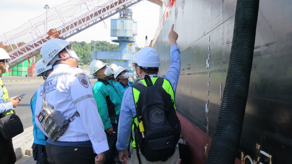 PSCO DITJEN HUBLA DI TELUK BAYUR MENDAPAT PELATIHAN DARI AMSA AUSTRALIA