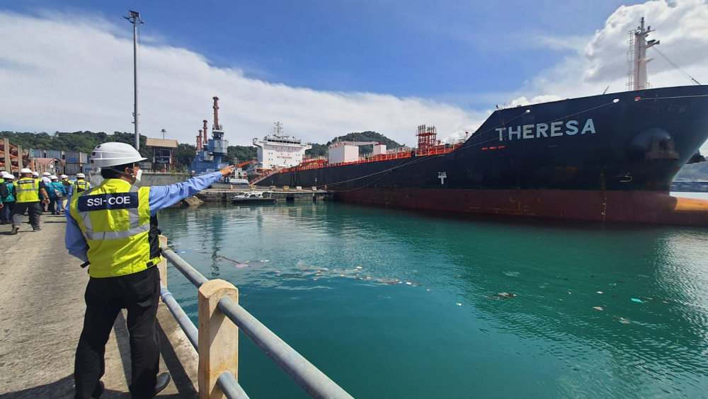 PSCO DITJEN HUBLA DI TELUK BAYUR MENDAPAT PELATIHAN DARI AMSA AUSTRALIA