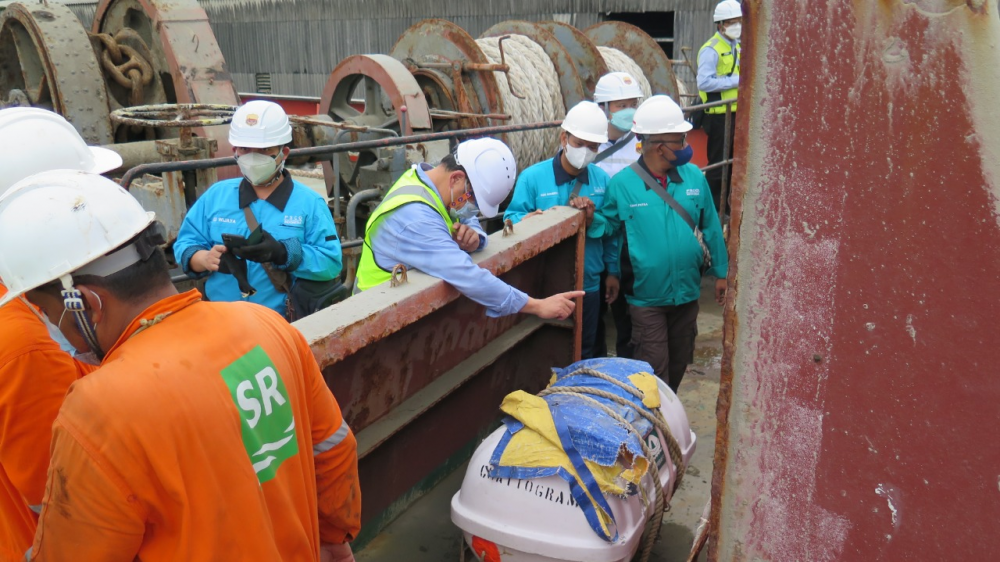 PSCO DITJEN HUBLA DI TELUK BAYUR MENDAPAT PELATIHAN DARI AMSA AUSTRALIA