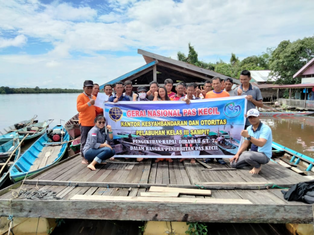 Gerai Pas Kecil untuk Pengukuran Kapal Dibawah GT. 7