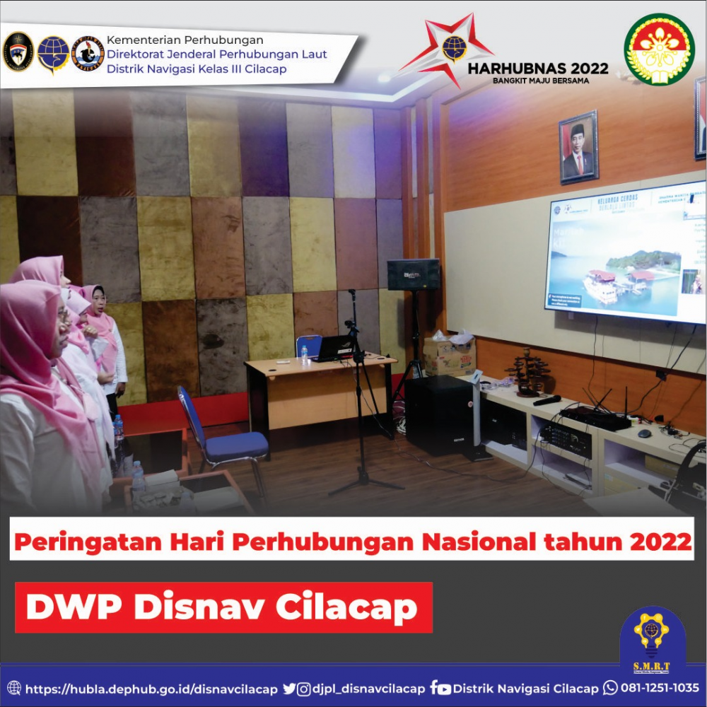Dalam rangka memperingati Hari Perhubungan Nasional 2022, Dharma Wanita Persatuan Kemenhub menyelenggarakan program kerja Bidang Pendidikan dengan tema “Keluarga Cerdas Berlalu-lintas”.