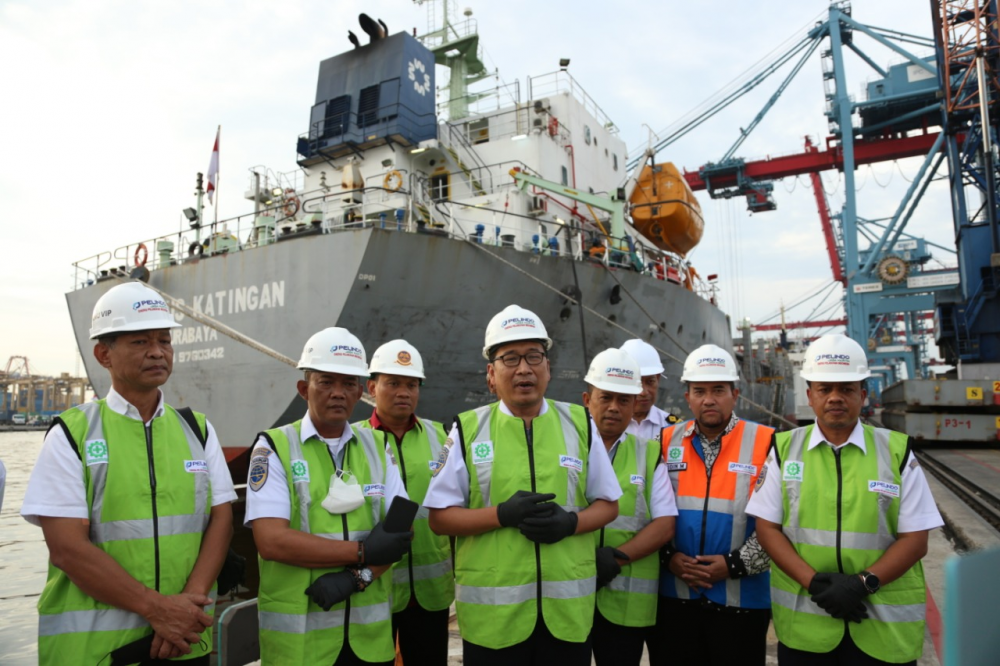 DIRJEN PERHUBUNGAN LAUT TINJAU KESIAPAN PENERAPAN PENGGUNAAN ON-SHORE POWER SUPPLY DI PELABUHAN TANJUNG PRIOK
